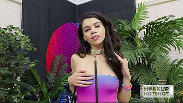 Harley Haze's Face Covered With Cum After Giving A Blowjob!