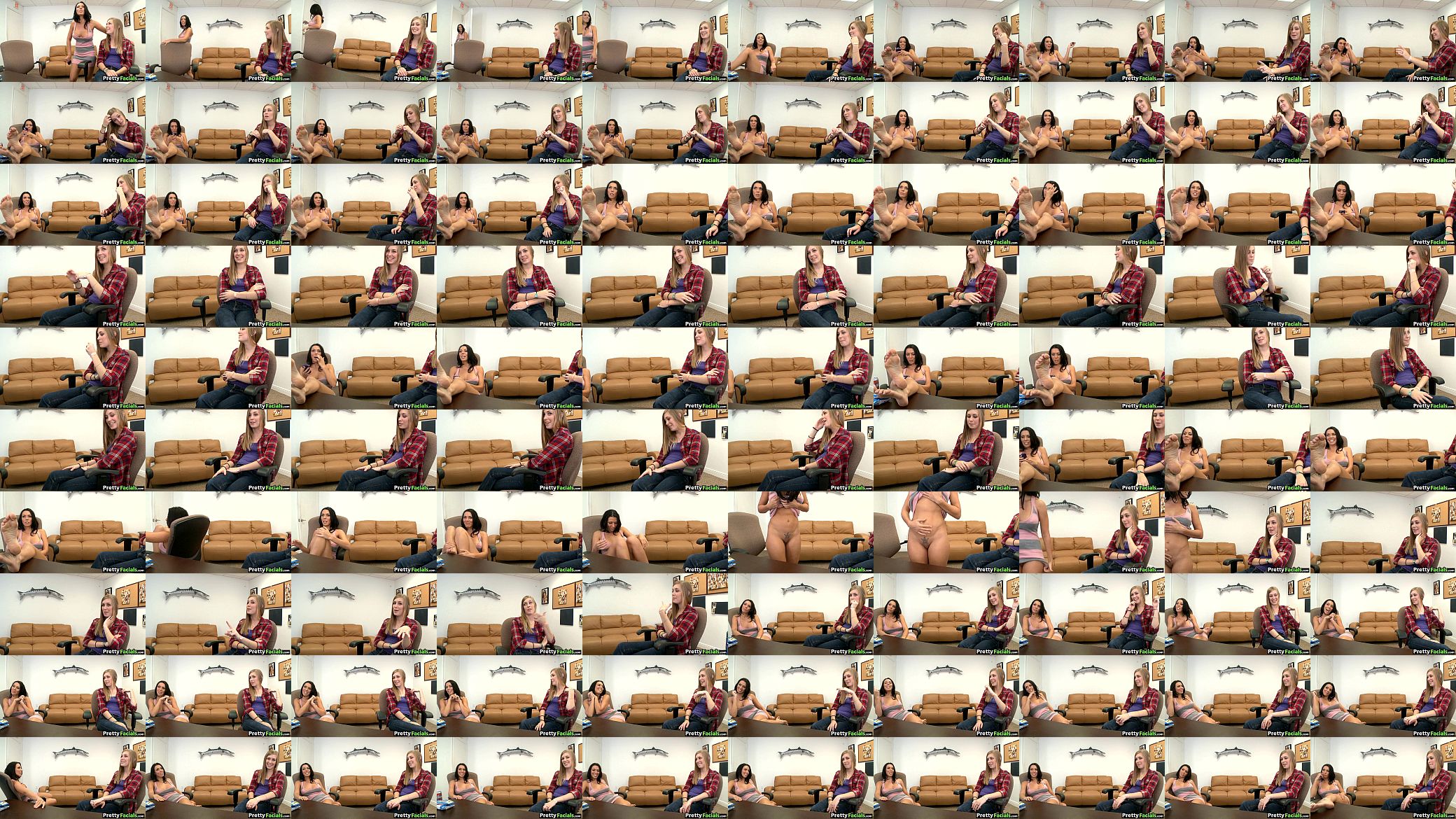 Rachel Starr and teen girl double facial 1 1.1 预览图