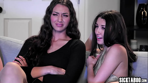 Download Video - Small tits babe Maya Woulfe got fucked by horny lesbian MILF Bella Rolland