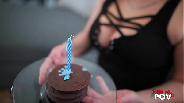 Blow Me POV - A Huge Jugged Girl Next Door is Sucking Strongly her Step-Father.