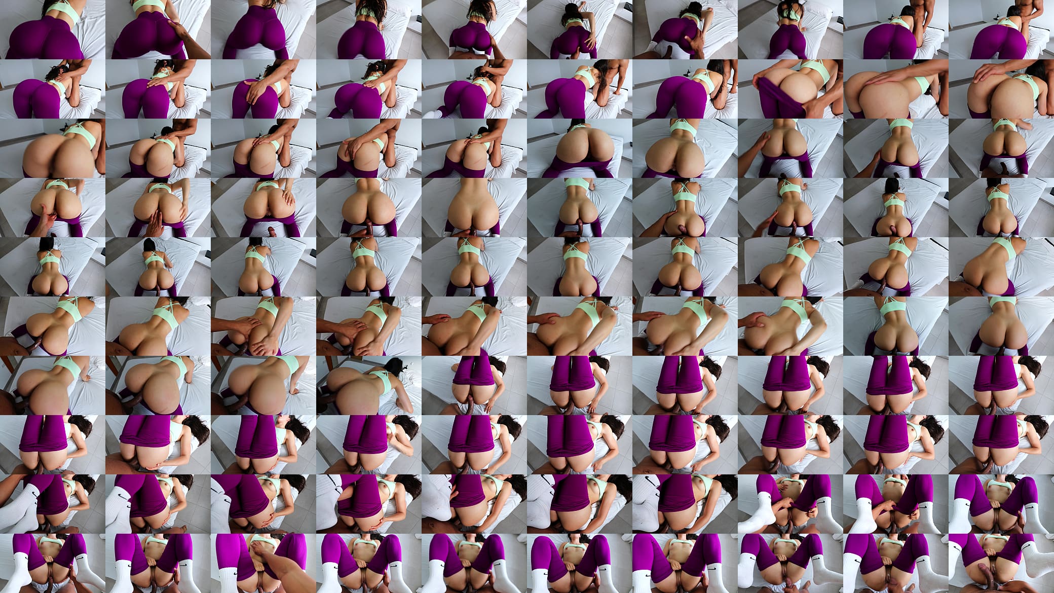Girl Gym En Apretados Pantalones De Yoga Obtiene Mi Leche En Su Jugoso Y Peque&ntilde;o Co&ntilde;o 预览图
