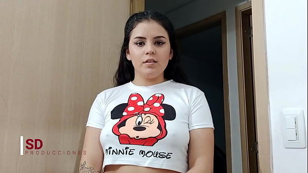 my stepmom helps me with a handjob