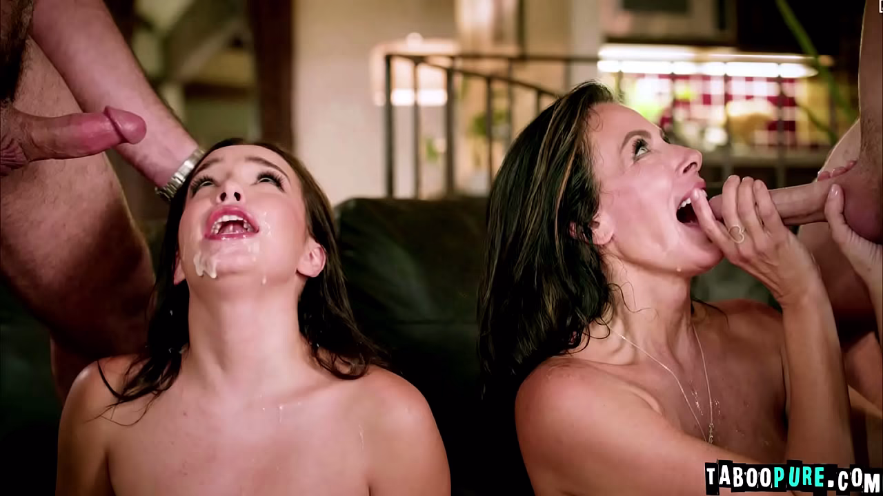 I AM SHOCKED! Her asshole became her fucked up family'_s property! Rissa May gets anal strap-on fucked by her stepmom, and then her stepdad and stepbrother join in!