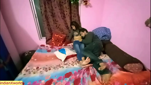 Hot Indian cheating wife having sex with secret friend ! Husband not home today!
