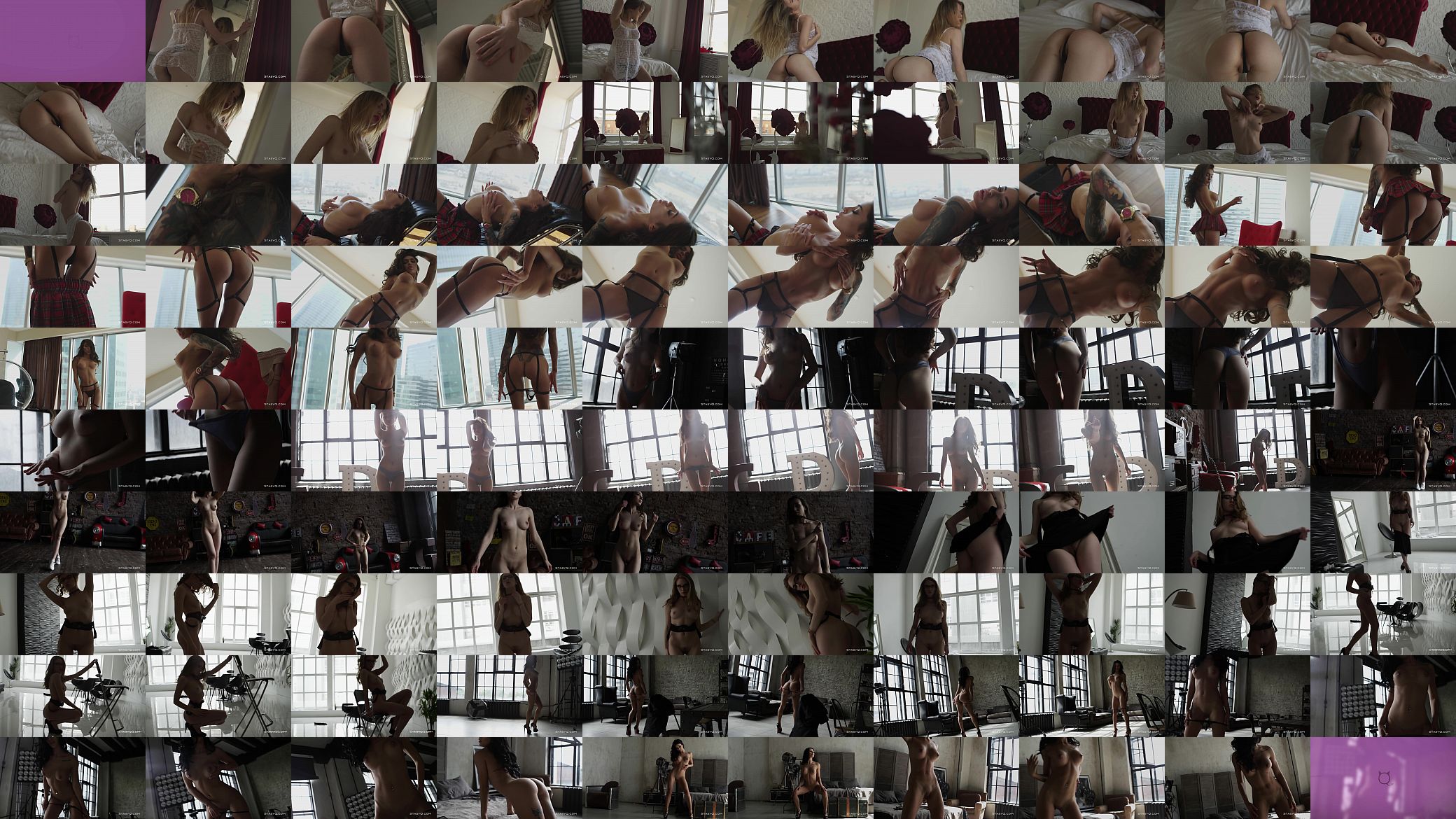Sexy russian amateur babes teasing in HD softcore erotica video 预览图