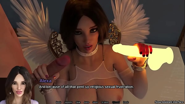 Using Both UR Cocks To DP An Angel Bot- Sexbot ...