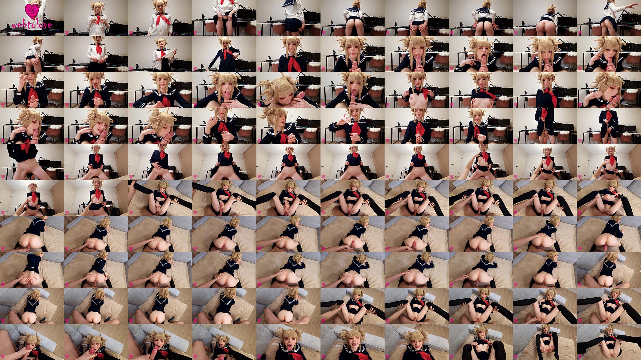 Hungry Himiko Toga from the League of Villains loves to get fucked and cum all over her pretty face 预览图