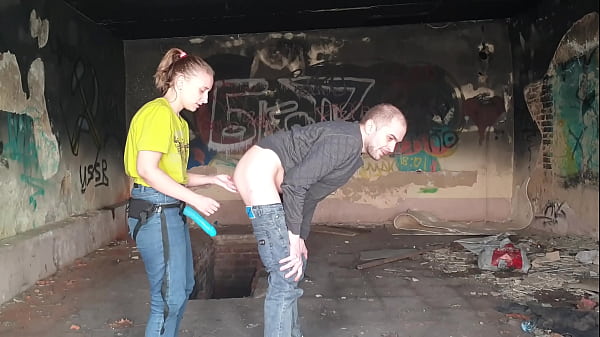 Anastasia Mistress outdoor fuck strapon Sasha Earth