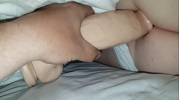 s. wife get fucked by big dildo and fisted