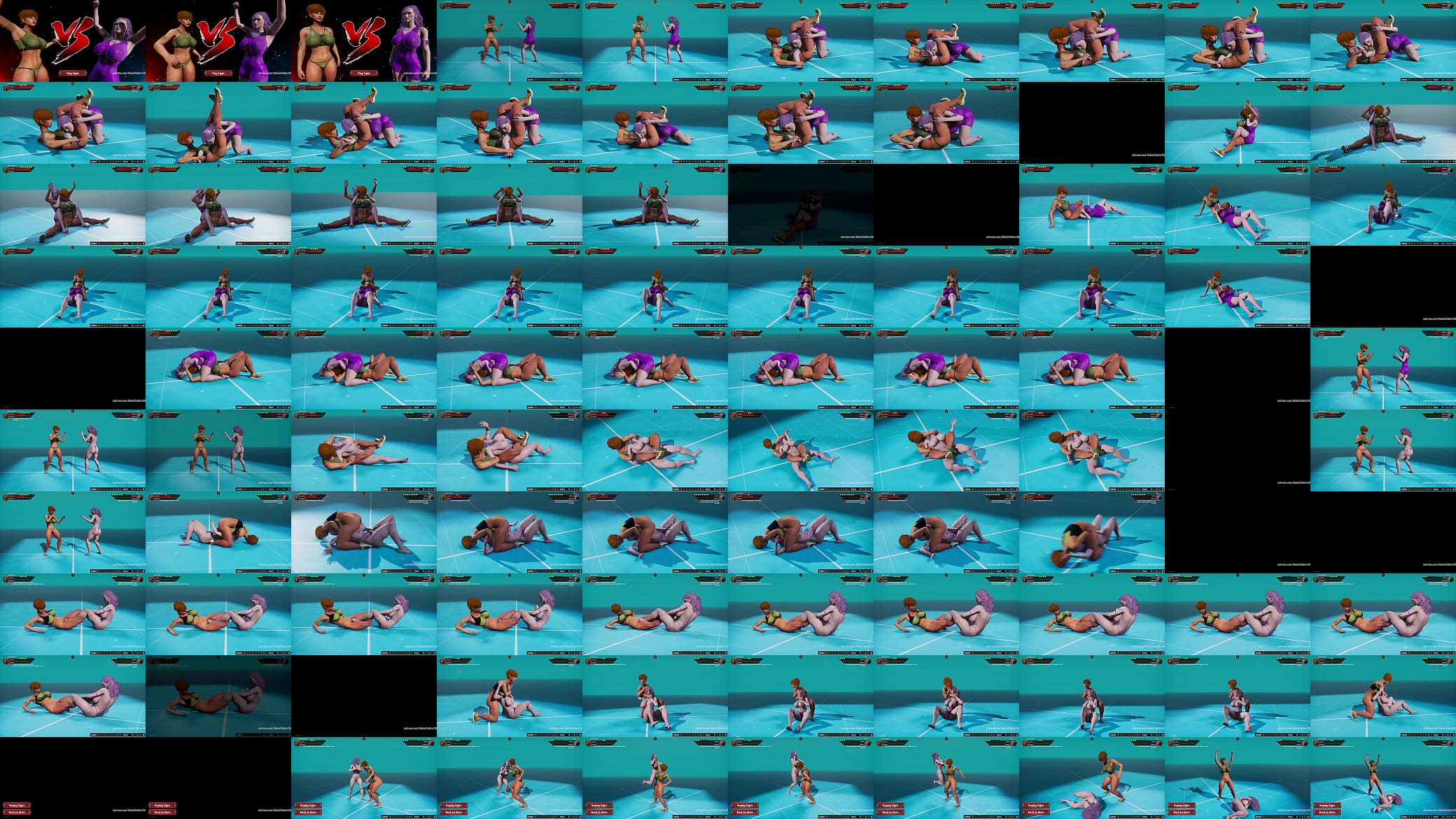 Karen Krash VS Kat (Naked Fighter 3D) 预览图