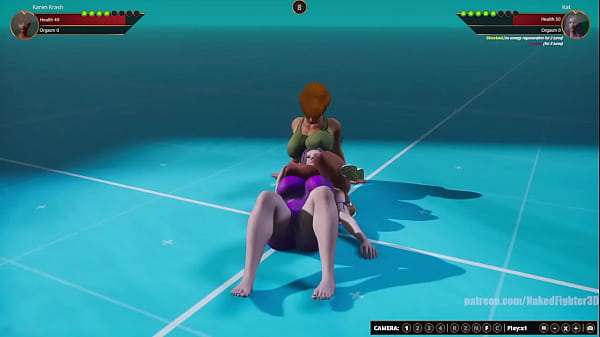 Karen Krash VS Kat (Naked Fighter 3D)