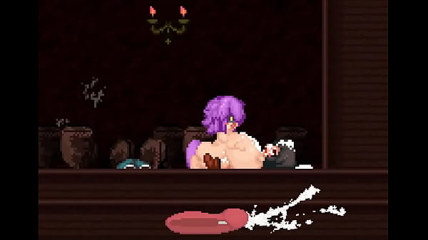 shiro no yakata - game over of purple hair wolf girl