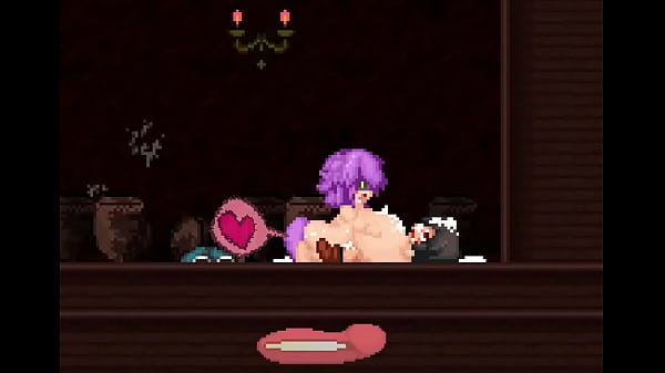 shiro no yakata - game over of purple hair wolf girl