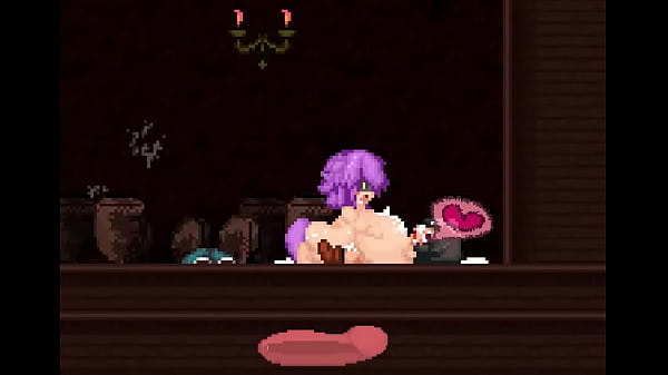 shiro no yakata - game over of purple hair wolf girl