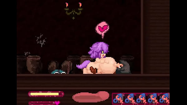 shiro no yakata - game over of purple hair wolf girl