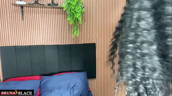 Young pregnant black woman shares the bed with her perverted brother-in-law, just a quickie without anyone knowing.
