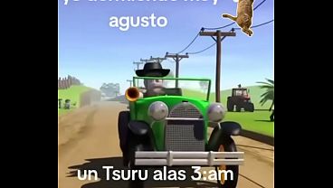 Yo durmiend0 bien agusto, un tsuru a las 3 am, meme
