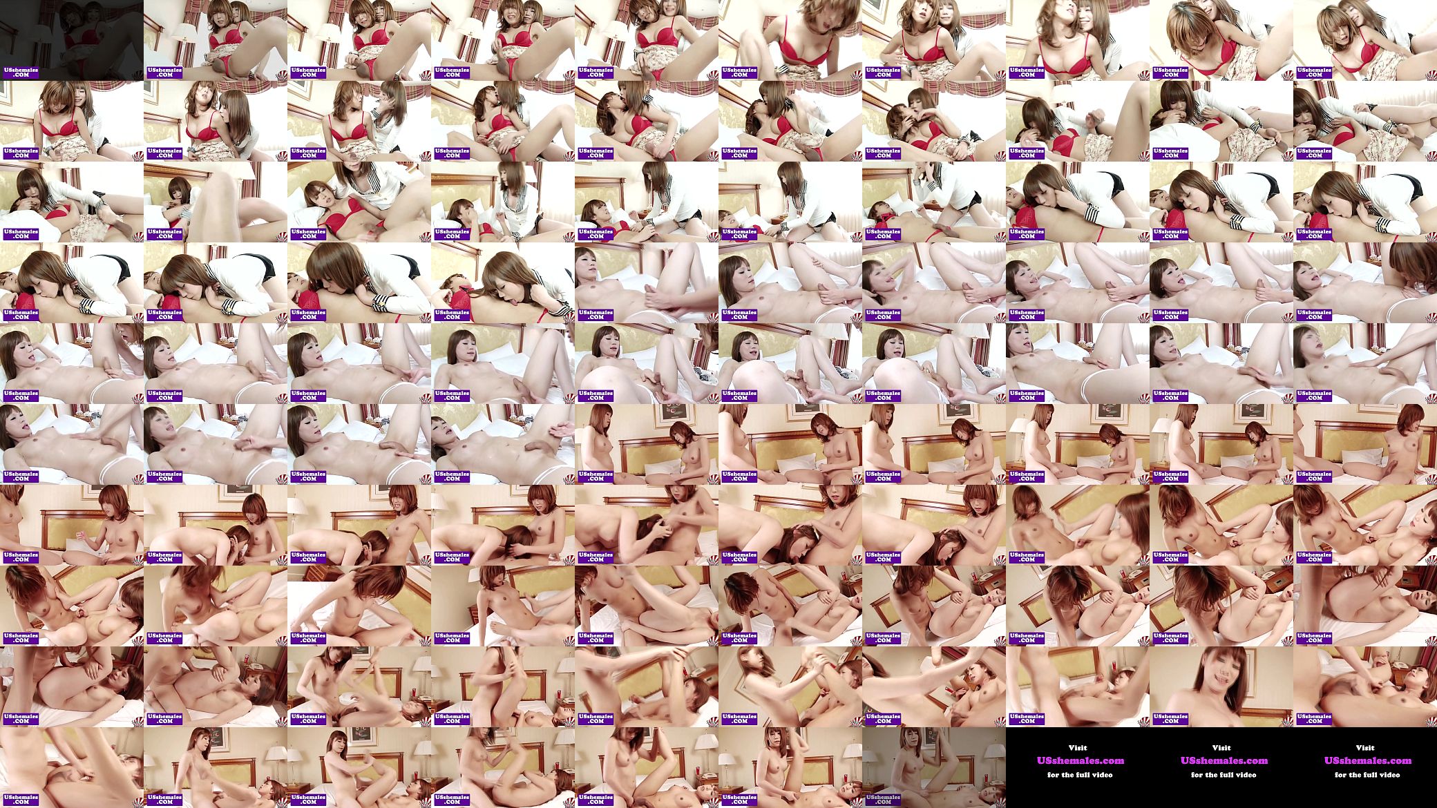 Twosome ladyboy pissing while assfingered 预览图