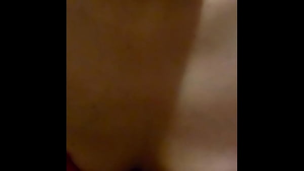 Enjoying his cock while riding my dildo.