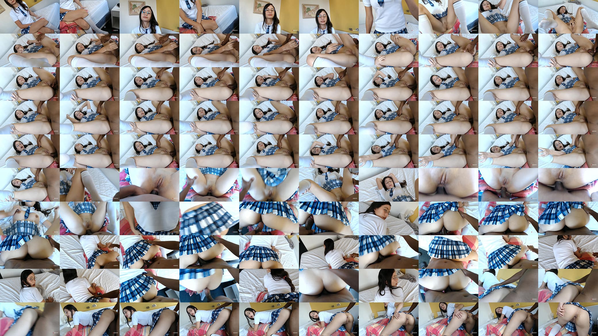 SEXO ANAL A INOCENTE ESTUDIANTE VESTIDA CON SU UNIFORME DE COLEGIALA LE LLENAN EL CULO DE LECHE 预览图