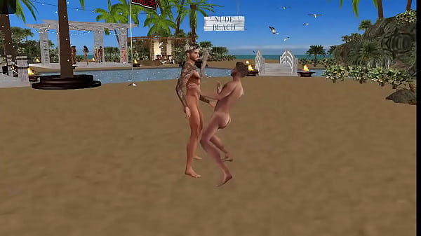 NUDE BEACH DANCING NAKED