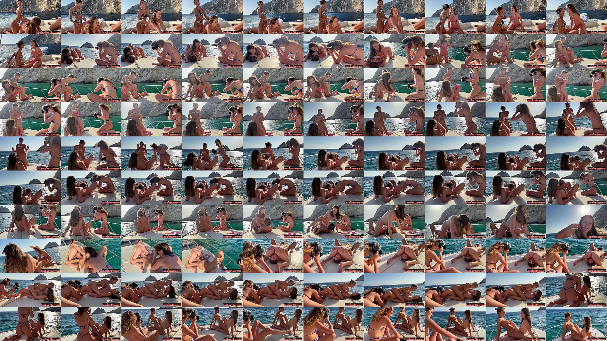 Ocean Temptations Behind the Scenes at LesbianSummer 预览图