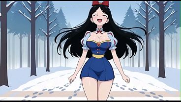 Snow White Fucked Hard in the Snow - AI Hentai Animation
