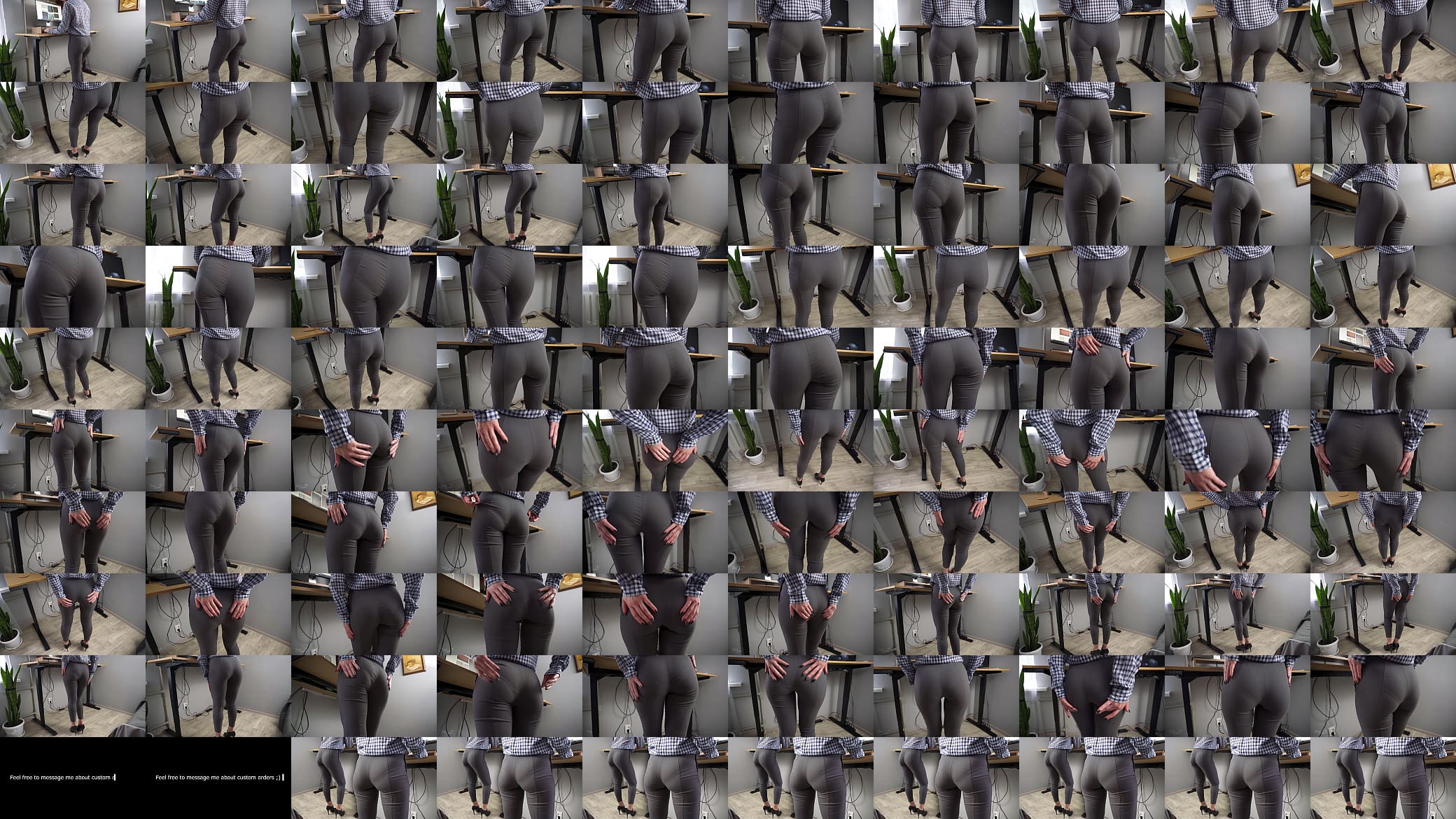 Milf Secretary In Tight Trousers Teases Her Visible Panty Line 预览图