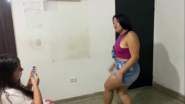While I was resting, my sister-in-law Julieth entered my room to suck my tits and put her dildo in my pussy
