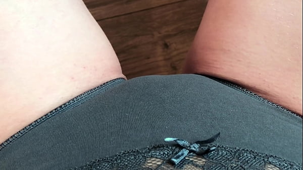 Rubbing creamy pussy with wet panties until i have a pulsating orgasm