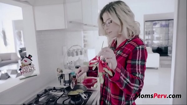 Under The Mistletoe with Step Mom- Cory Chase | MomsPerv