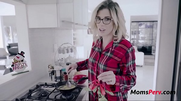 Under The Mistletoe with Step Mom- Cory Chase | MomsPerv