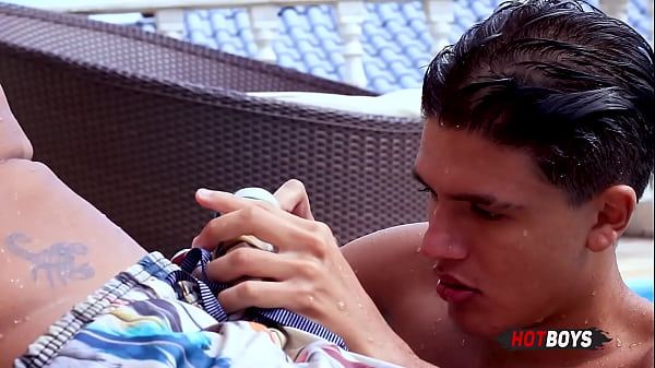 Fucking the young playboy's ass