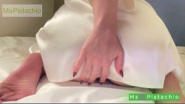 Horny bride masturbating hot, her husband is away for weeks
