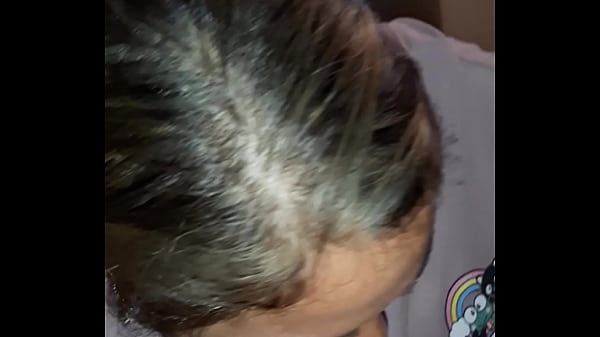 I suck him while he watches my gaping anal video