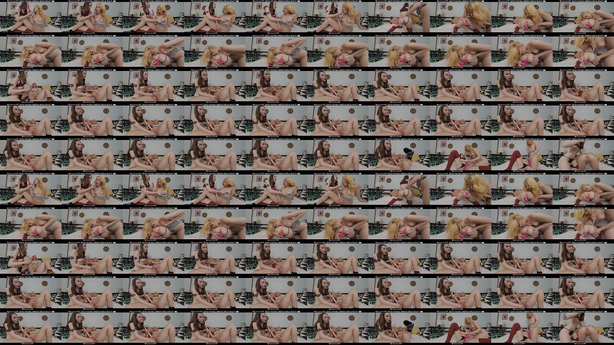 Solo hottie Ashley and Dina Soul moan as they experience orgasm in VR. 预览图