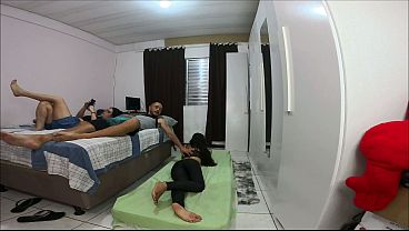 Wife had to share a room with her friend