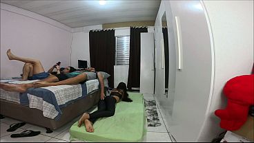 Download Video - Wife had to share a room with her friend
