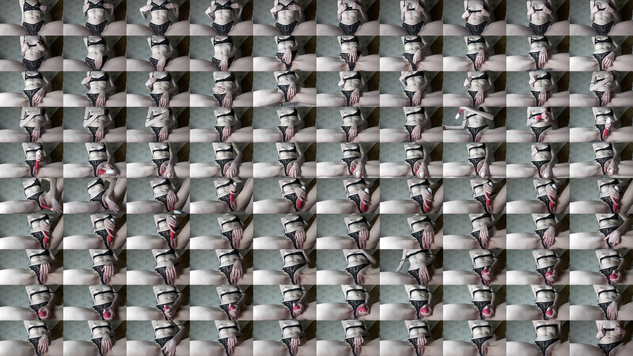 Became horny while watching porno and decided to play with myself. 预览图
