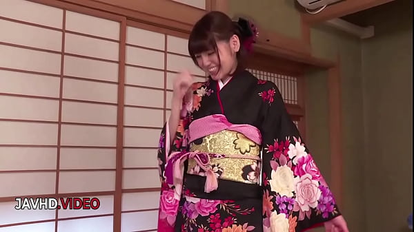 Passionate JAV Babe In Kimono Fucked Hard And Creampie Climaxing Loudly