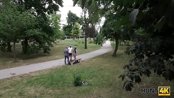 Download Video - HUNT4K&period; Boy is ready to watch how his tender cutie becomes whore