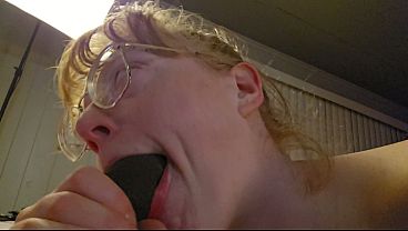 Blue eye Ginger Deepthroating Black Dick and gets pounded