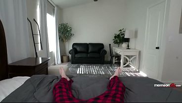 Stepmom Warms Freezing Feet On My Heat Stick