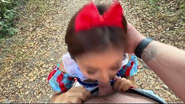 Snow White Nicole Doshi Gets Fucked Deep in the Woods