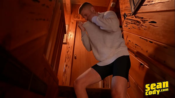 3 Hot Hunk Guys Sean, Josh & Justin Fuck Each Other's Ass Raw In A Cabin