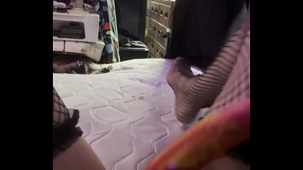 Femdom strap on tease with cock dick