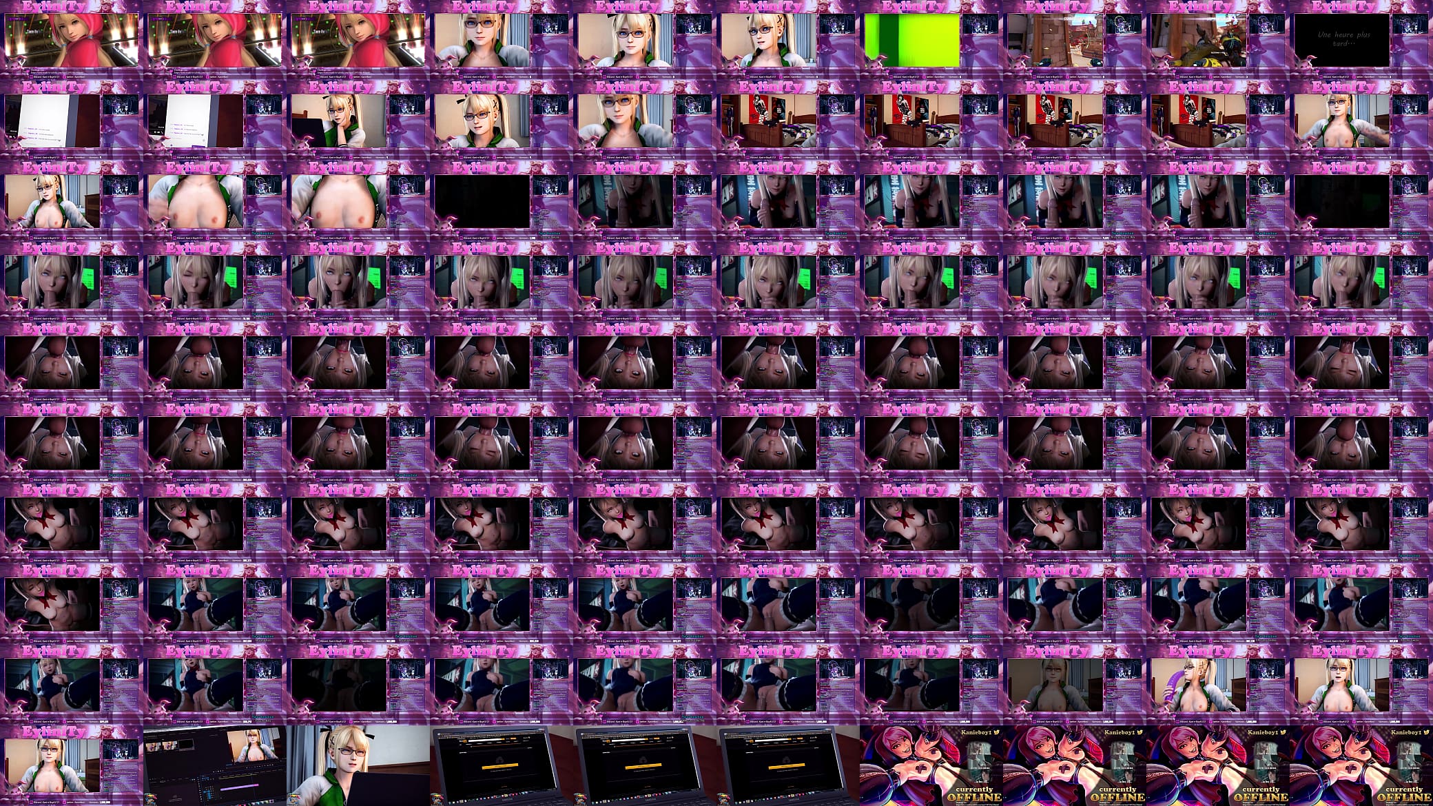 Eylinity Streaming Slut [Twitch 3D animation] Par Kani-e-boy 预览图
