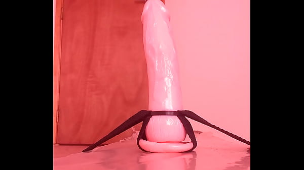 Download Video - Riding anal dildo&period; Probando juguete por el culo&period;