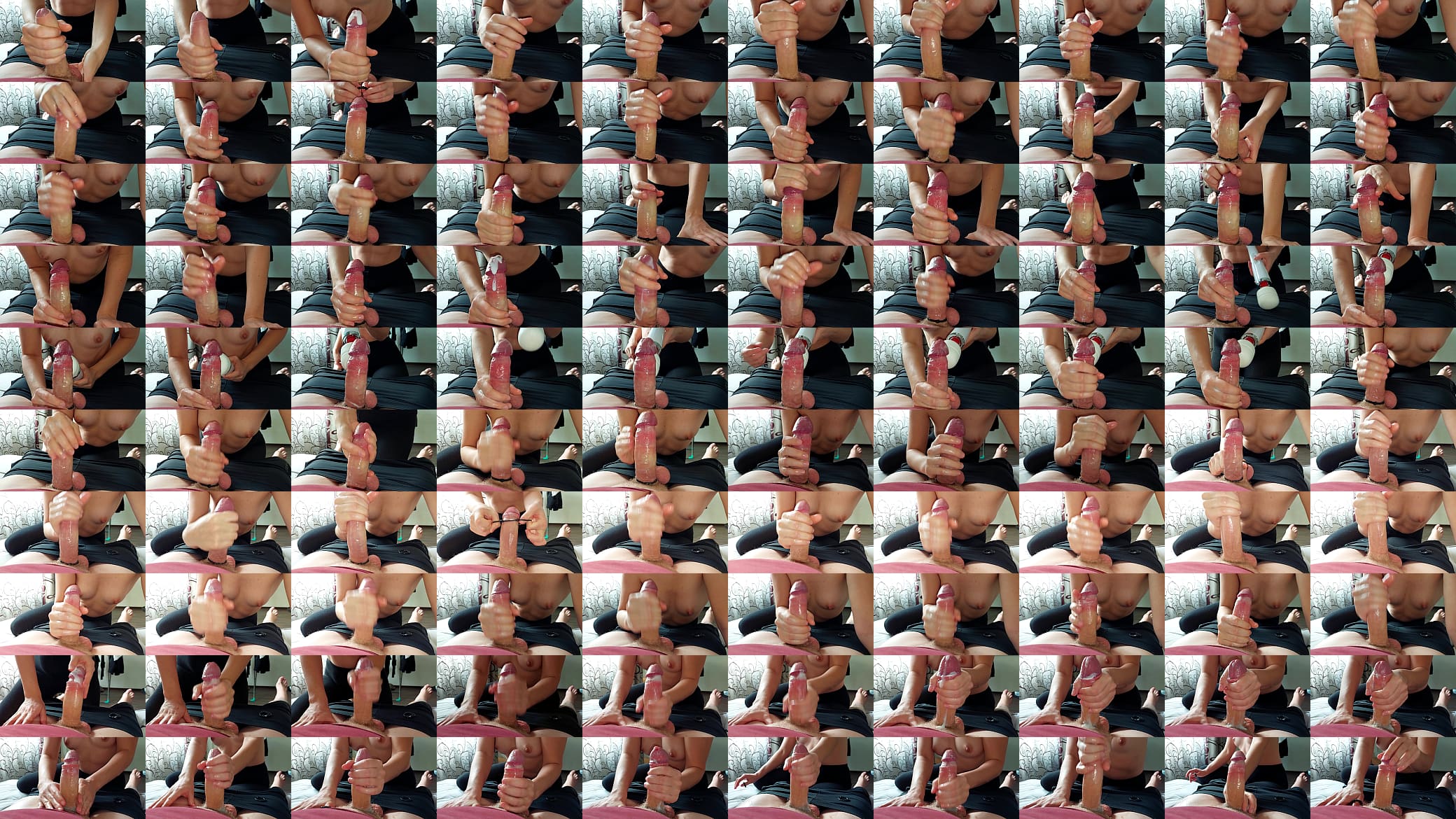 I like to masturbate his huge cock with lots of lube (Squirt Orgasm 69) 预览图