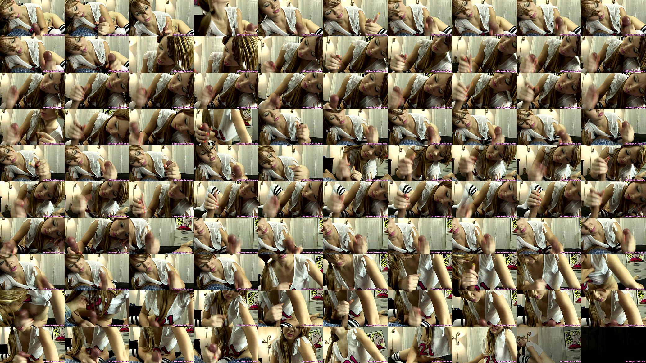 Hj loving stepdaughter tugs hard cock 预览图